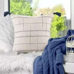 Linear Dashes Indoor/Outdoor Pillow