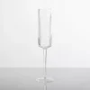 Linear Ribbed Champagne Flute