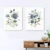 Linen Botanical Navy 2-pc. Canvas Art Prints