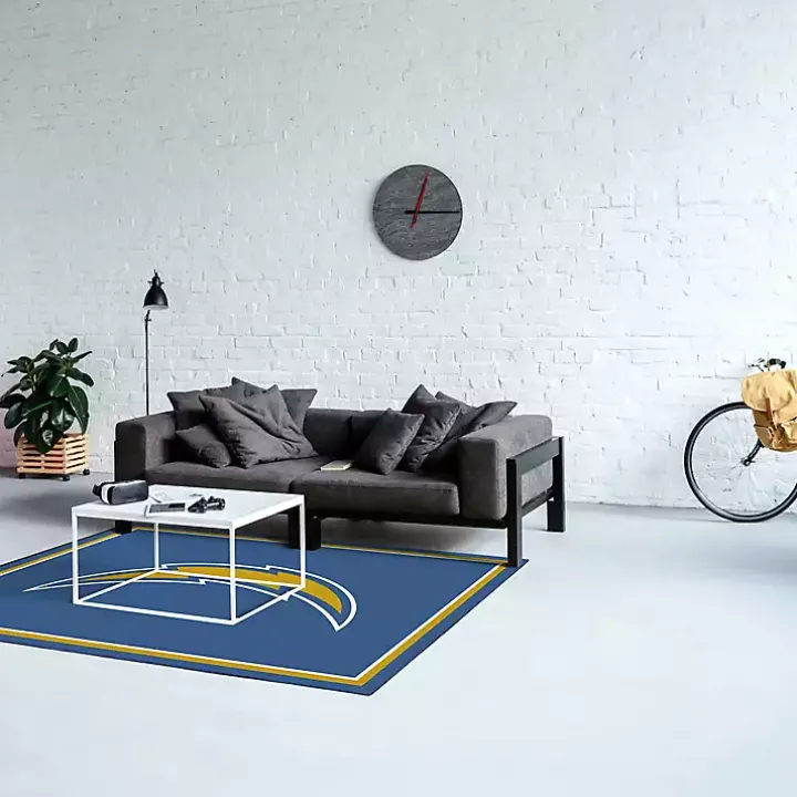 Los Angeles Chargers Area Rug, 4x6