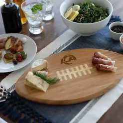 Los Angeles Rams Bamboo Football Cutting Board