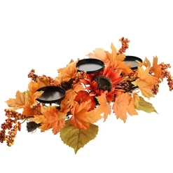 Maple Leaf Candleholder Centerpiece