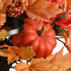 Maple Leaf Candleholder Centerpiece