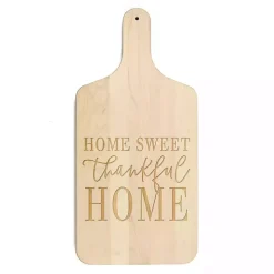 Maple Wood Home Sweet Thankful Home Cutting Board
