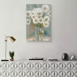 Mason Jar Wishes I Canvas Art Print