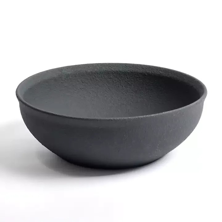 Matte Charcoal Ceramic Bowl
