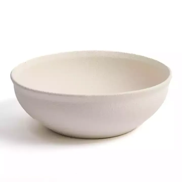 Matte Eggshell Ceramic Bowl