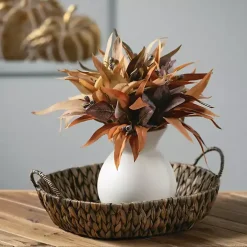 Matte Ivory Hourglass Ceramic Vase