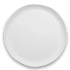 Matte White Melamine Coupe Serving Platter