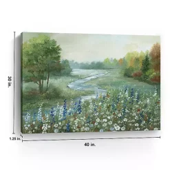 Meandering Stream Canvas Art Print