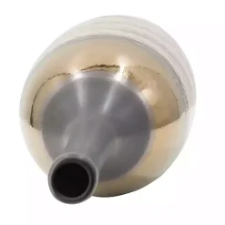 Metallic Bronze Bottle Neck Vase, 19 in.