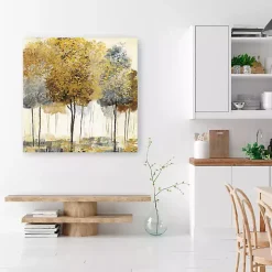 Metallic Forest I Canvas Art Print, 40x40 in.