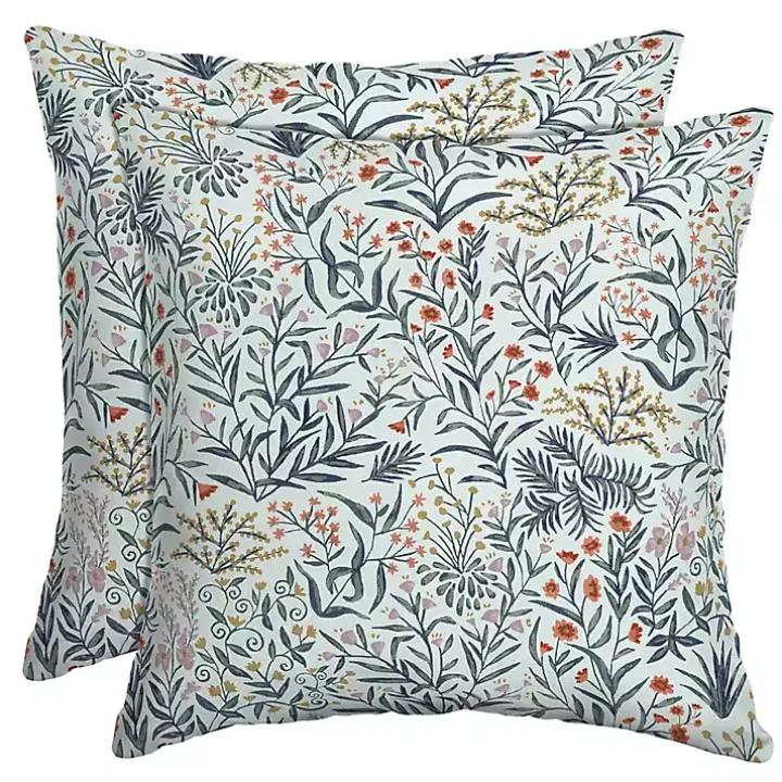 Millennial Leaf Outdoor Pillows, Set of 2