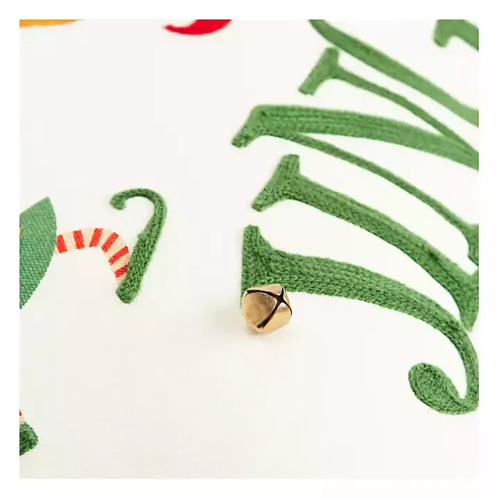 Mingle With A Jingle Christmas Throw Pillow