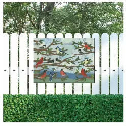 Mixed Company Outside Canvas Art Print