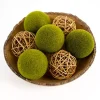 Mixed Green Moss and Twig Orb Bag