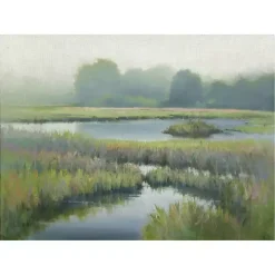 Morning at Edmund's Marsh Canvas Art Print