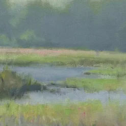 Morning at Edmund's Marsh Canvas Art Print