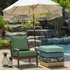 Moss Leala Texture Outdoor Deep Seat Cushions