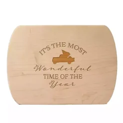 Most Wonderful Time of Year Oval Serving Board