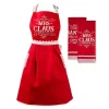 Mrs. Claus Apron and Kitchen Towels, Set of 3