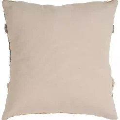 Multicolor Geometric Chevron Pillow