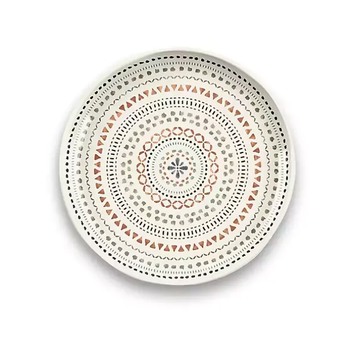 Multicolor Melamine Malena Salad Plates, Set of 6