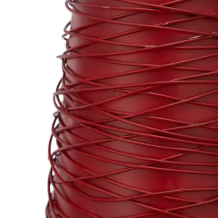 Multicolor Swirled Iron Christmas Trees, Set of 3