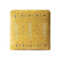 Mustard Yellow Bohemian Ultra-Soft Pouf