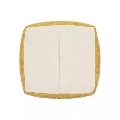 Mustard Yellow Bohemian Ultra-Soft Pouf