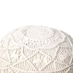 Mystic Macrame Pouf