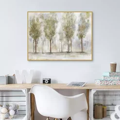 Mystical Mistlands Framed Canvas Art Print