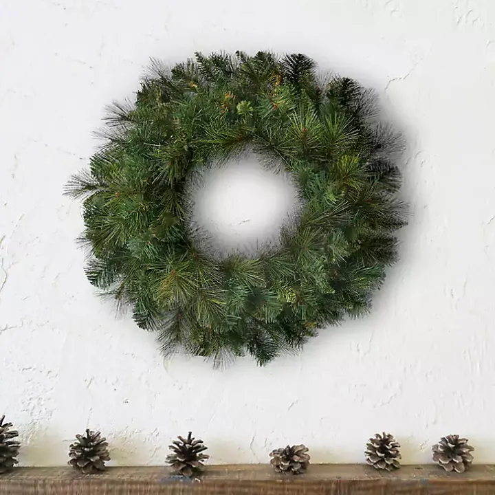 Natural Deluxe Belgium Pine Wreath, 24 in.