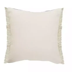 Natural Jute Braided Stripe Throw Pillow, 20 in.