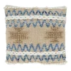 Natural Multi Texture Chindi Jute Pillow