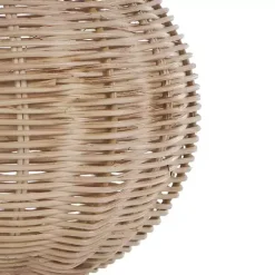 Natural Rattan Hourglass Vase
