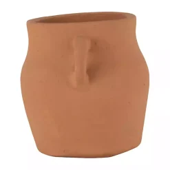 Natural Terracotta Vase with Handles