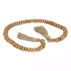 Natural Wood Abacus Beads Garland