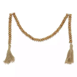 Natural Wood Abacus Beads Garland