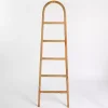 Natural Wood Arch Blanket Ladder