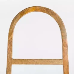 Natural Wood Arch Blanket Ladder