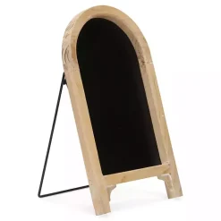 Natural Wood Framed Tabletop Chalkboard