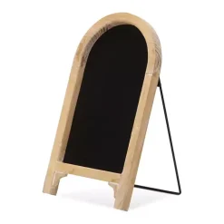Natural Wood Framed Tabletop Chalkboard