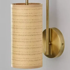 Natural Woven Shade Malina Wall Sconce