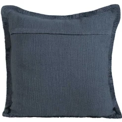 Navy Blue Handwoven Appen Throw Pillow