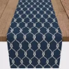 Navy Blue Nautical Knots Table Runner, 72 in.