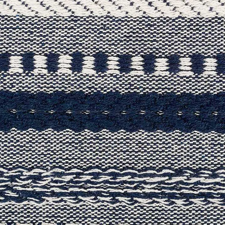 Navy Braided Stripe Table Runner, 108 in.