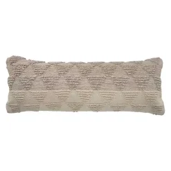 Neutral Gradient Diamonds Lumbar Pillow