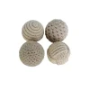 Neutral Jute Rope Orbs, Set of 4