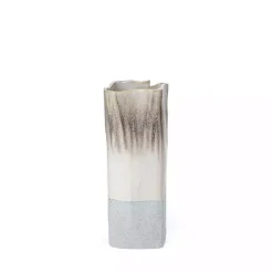 Neutral Ombre Ceramic Vase, 12 in.